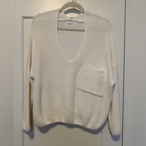 Brand New CJLA White Sweater- size S/M